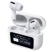 A9 Touch Screen ANC Wireless Earbuds - transparent product image