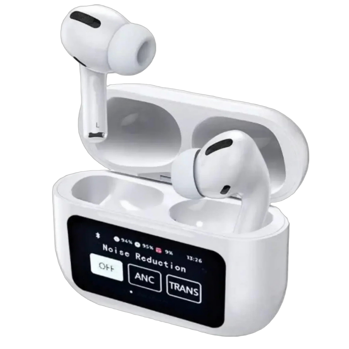 A9 Touch Screen ANC Wireless Earbuds - transparent product image