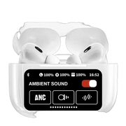 A9 Touch Screen ANC Wireless Earbuds - transparent product image