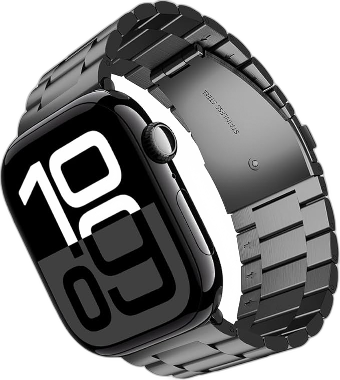 Top Notch AMOLED Smartwatch with Magnetic Metal Chain - transparent product image