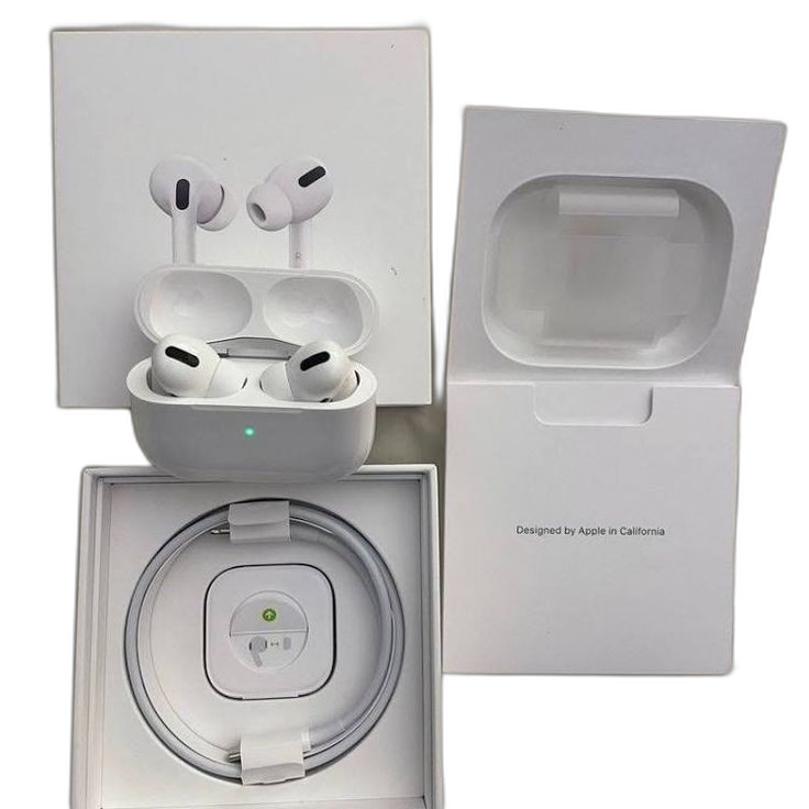 Premium AirPods Pro Wireless Earbuds with Adaptive EQ - transparent product image