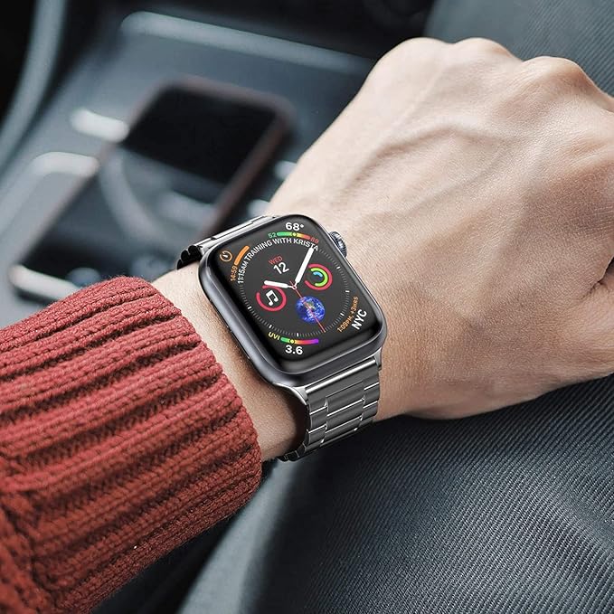 Series X Smartwatch with Metal Chain and 2 Extra Bands | Ninevolt