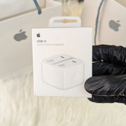 20W USB-C Power Adapter with 60W Cable, UK 3-Pin | Ninevolt