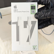 20W USB-C Power Adapter with 60W Cable, UK 3-Pin | Ninevolt