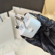 20W USB-C Power Adapter with 60W Cable, UK 3-Pin | Ninevolt