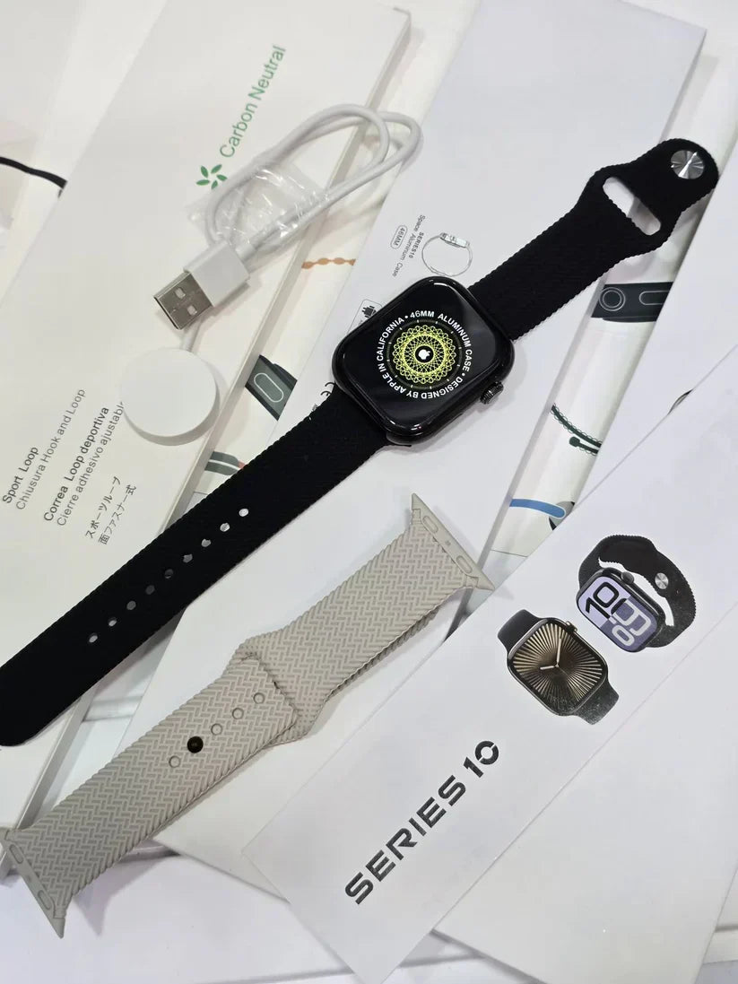 Series 10 46mm AMOLED Smartwatch with Bluetooth Calling | Ninevolt
