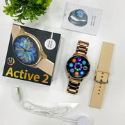 Active 2 Round Dial Smartwatch with Bluetooth Calling | Ninevolt