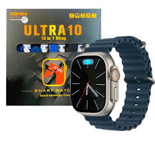 Ultra 10 Smartwatch with 10 Interchangeable Straps & Free Screen Protector